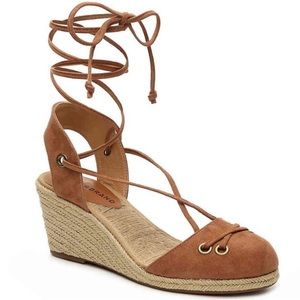 Lucky brand Keller espadrille wedge sandals